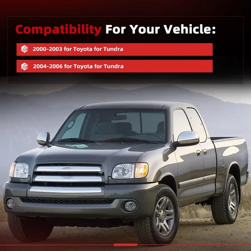 Miniatura 2 de cciyu Manijas de puerta para Toyota Tundra 2000-2006 Interior Trasero Izquierdo Pasajero Lado Derecho, Color Beige, 4 piezas
