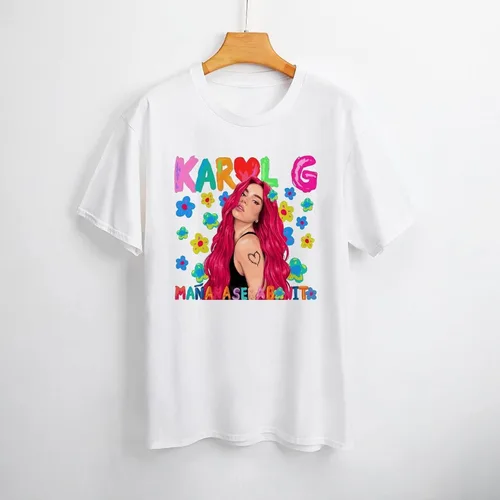 Miniatura 3 de Karols G Shirt Mananas seras Bonitos Camiseta para Mujer