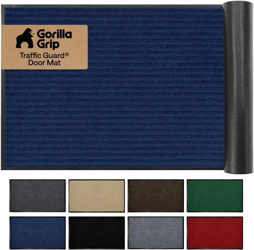 Miniatura 16 de Gorilla Grip - Tapete afelpado original de goma con perfil bajo, resistente, duradero, impermeable y fácil de limpiar para interior y exterior
