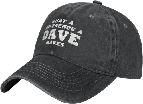 Miniatura 2 de What A Differences A Dave Makes Hat Gorra de béisbol Sombreros para hombres Sombrero ajustable