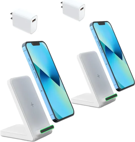 Miniatura 9 de Soporte de carga inalámbrica rápida, soporte de carga rápida de 15 W con adaptador para Samsung Galaxy S24/S24+/S24 Ultra/S23/S22/S21/S20/S10/Note