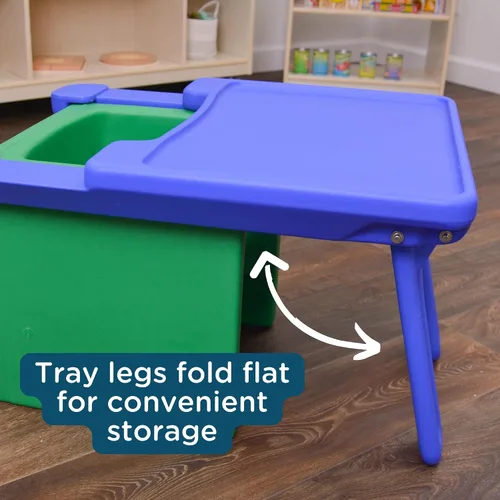 Miniatura 6 de Children's Factory - 1188 Edutray, la bandeja convierte la silla cubo en escritorio para niños, la silla se convierte en escritorio y silla