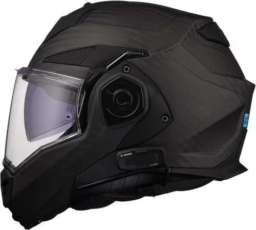 Miniatura 4 de Casco modular LS2 Helmets Advant X de fibra de carbono con Bluetooth Cardo 4X integrado