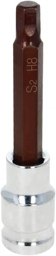Miniatura 41 de Utoolmart 1/2-Inch Drive x T50 Torx Bit Socket S2 Acero 55mm/2.17" Longitud Auto Reparación Herramienta Listo Impacto 2 Pcs