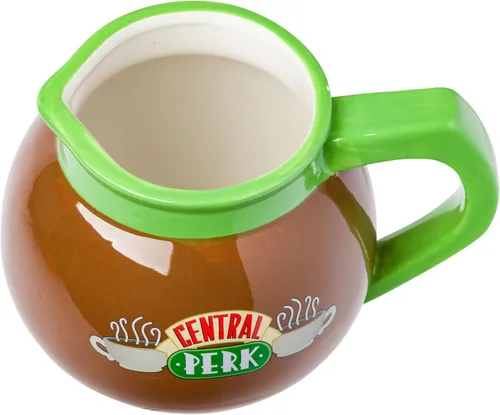 Miniatura 3 de Silver Buffalo Friends Central Perk Cafetera de Café Taza de Cerámica Esculpida en 3D, 20 Onzas Central Perk Pot