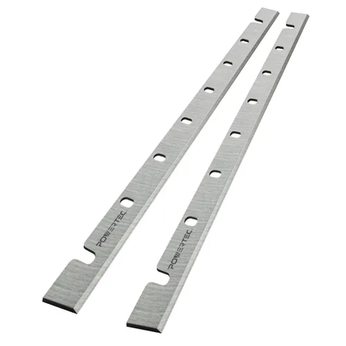 POWERTEC Cuchillas cepilladoras de 12-1/2 pulgadas para cepilladora DeWalt DW733, repuesto para cuchillos cepilladores DW7332, juego de 2 (12809)