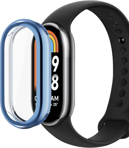 Miniatura 4 de Funda compatible con Xiaomi Band 8, funda rígida de policarbonato con protector de pantalla antiarañazos, a prueba de golpes, funda protectora