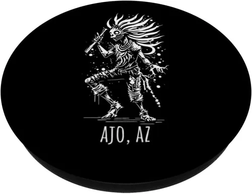 Miniatura 2 de Ajo Arizona USA Southwestern Abstract Art Design PopSockets Adhesive PopGrip