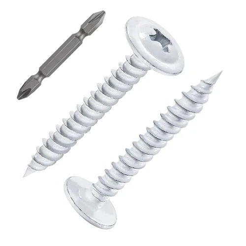 Miniatura 15 de WensiLon - Tornillos para madera de cabeza segmentada Phillips #8, de acero inoxidable 410, metal autorroscante rápido, juego surtido Plateado