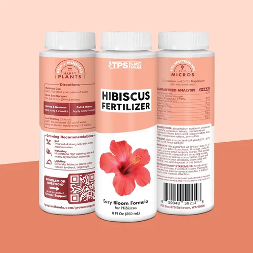 Miniatura 8 de Fertilizante de hibisco: alimento líquido para plantas para más flores, color vibrante y crecimiento tropical saludable, 8 onzas