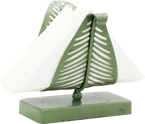 Miniatura 9 de OwlGift Servilletero de hierro vintage para mesa, soporte de pañuelos de granja de girasol, dispensador de servilletas de cóctel, servilleta rústica