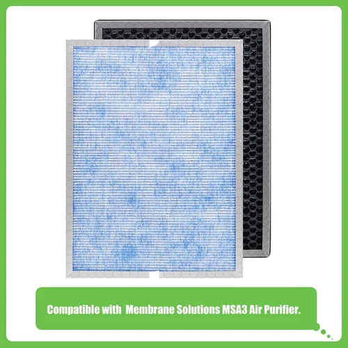 Miniatura 2 de 【Actualizado】Filtro de repuesto MSA3, compatible con purificador de aire MSA3 y MSA3S, filtro H13 True HEPA 3 en 1 con tecnología Odaller Pure