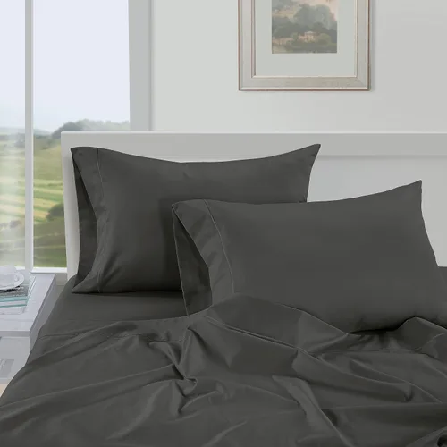 Miniatura 12 de Lane Linen Juego de 2 fundas de almohada 100 % de algodón, tamaño estándar, se adapta a almohadas estándar y Queen, fundas de almohada lujosas