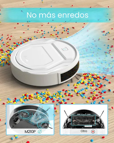 Miniatura 2 de Lefant M210 Pro - Robot aspirador con succión potente de 2200 Pa, 6 modos de limpieza, 120 minutos de tiempo de ejecución, silencioso, con carga