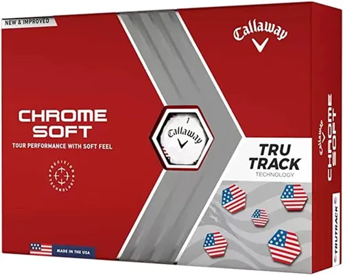 Miniatura 8 de Callaway Pelotas de golf suaves cromadas 2022 (True Track (rojo/azul)