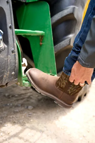 Miniatura 11 de Ariat Botas de trabajo Groundbreaker con punta cuadrada ancha para hombre