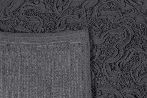 Miniatura 8 de Home Weavers Bell Flower Collection - Tapetes de baño copetudos de 100 % algodón, extrasuaves y absorbentes, antideslizantes, lavables a máquina