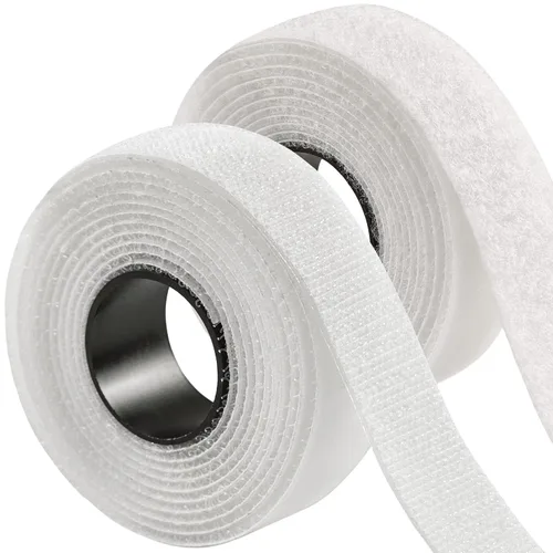 Miniatura 34 de Tiras adhesivas para tela (6 pies x 3/4 pulgadas), se pegan sin coser ni planchar, para ropa y cortinas, cinta de dobladillo de doble cara
