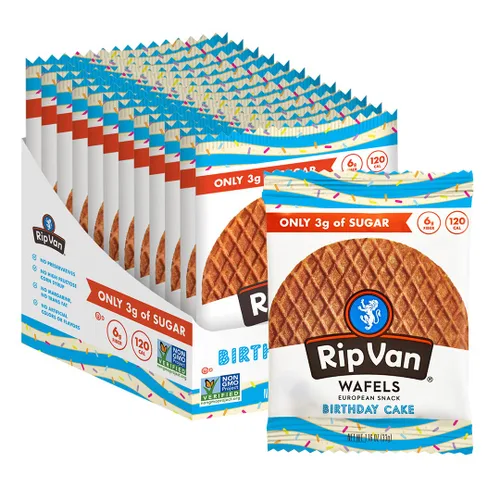 Miniatura 12 de RIP VAN WAFELS Galletas Wafel de miel y avena, 4.64 onzas