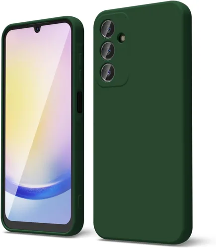 Miniatura 279 de oakxco Funda para teléfono Samsung Galaxy A12 con agarre de silicona líquida, linda delgada fina suave cubierta de gel de goma TPU lisa para mujeres