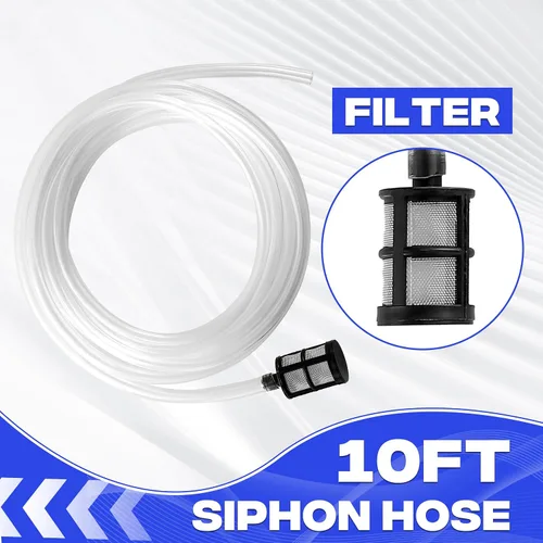 Miniatura 7 de JOEJET Inyector aguas abajo para lavadora a presión, kit de inyector químico fijo con conexión rápida de 3/8 pulgadas, manguera de sifón de 10 pies