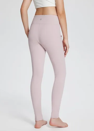 Miniatura 2 de baleaf Leggings con forro polar para niñas, repelentes al agua, cintura alta, pantalones atléticos cálidos para invierno, senderismo, correr, yoga