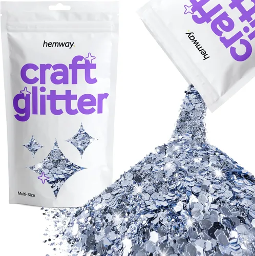 Miniatura 31 de Hemway Craft Glitter - Rojo Copos de lentejuelas metálicas de varios tamaños para manualidades de resina y epoxi Suministros para vasos