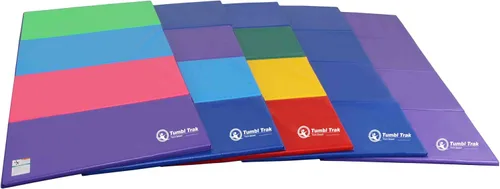 Miniatura 8 de Tumbl Trak Colchoneta plegable para gimnasia Azul Real