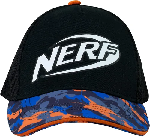 NERF Gorra de béisbol para niños, diseño de camuflaje para niños o niñas, multicolor, talla única, Varios colores