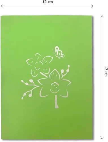 Miniatura 4 de Tarjeta desplegable 3D de mariquita y trébol, tarjeta de insectos 3D para novia, esposa, madre, abuela, maestra, día de la madre, aniversario