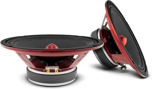 Miniatura 5 de Altavoz DS18 PRO de rango medio, cúpula en compresión de aluminio roja, altavoces de puerta de audio de alta calidad para auto o camión sistema