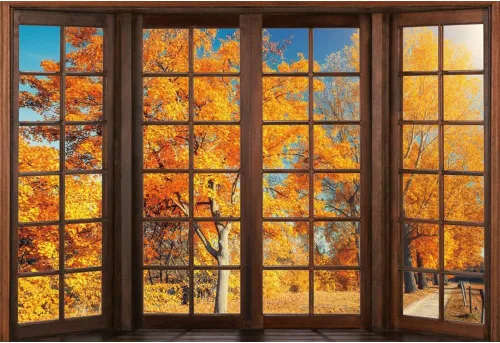 Miniatura 18 de Telón de fondo de otoño de 5 x 3 pies para sesión de fotos, tablero de madera de otoño para fotografía, decoración de pared de Acción de Gracias