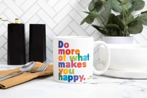 Miniatura 2 de Quotable Cards Taza con cita que te hace feliz, 1 EA