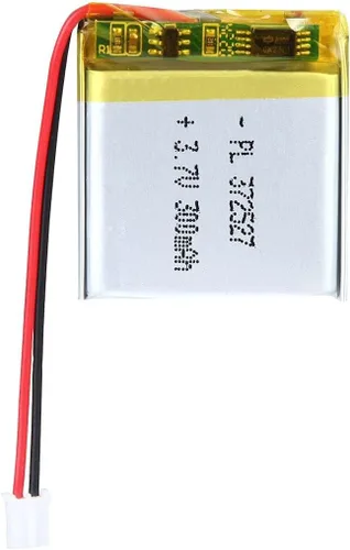 Miniatura 36 de Batería recargable Lipo de polímero de litio de 3.7V 3000mAh 605080 con conector PH2.0.000 in JST para altavoz y dispositivo inalámbrico