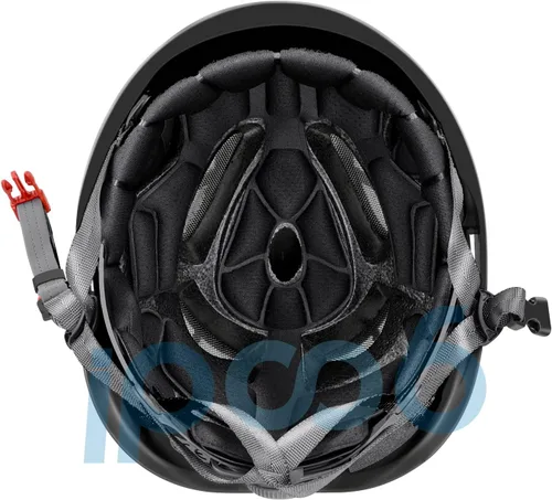 Miniatura 3 de Casco de trabajo de arborista de espeleología para adultos, senderismo y escalada Negro