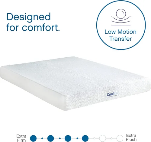 Miniatura 3 de Cool Gel Chill Memory Foam 8-Inch Mattress with Pillow, CertiPUR-US Certified, Mattress in a Box, Twin XL, White