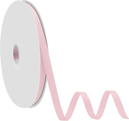 Miniatura 25 de Cinta blanca de grogrén de 1-1/2 pulgadas x 50 yardas para envolver regalos, muy adecuada para decoración de bodas, ramos, manualidades, costura