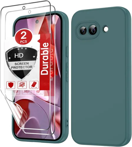 Miniatura 9 de LeYi Funda para Google Pixel 6A, Funda para Google Pixel 6A [6.1"] con Paquete de 2 Protectores de Pantalla de Vidrio Templado, Funda de Silicona