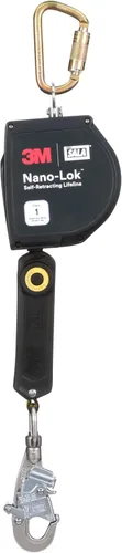 Miniatura 3 de 3M DBI-SALA Nano-Lok XL Línea de vida autorretráctil 3100263, Web, gancho giratorio a presión, 20 pies, Clase 1