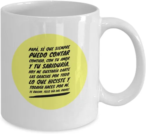 Miniatura 2 de Regalo Para Papa Taza de Café Padre Vaso, taza de café divertidas, tazas personalizadas, taza de café inspiradoras, taza con mensajes positivos.