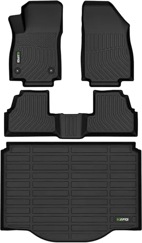 Miniatura 22 de HAFIDI® - Tapetes para auto con almacenamiento debajo del asiento, para todo clima, antideslizantes, de elastómero termoplástico, para la primera