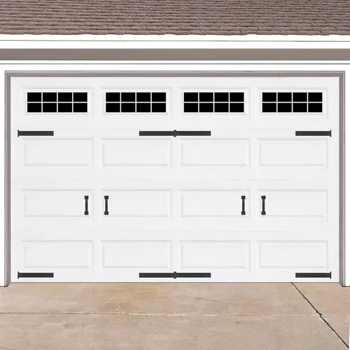 Miniatura 7 de Kit de herrajes magnéticos decorativos para puerta de garaje, atractivas bisagras de imitación, accesorios de decoración, 1 acentos de puerta