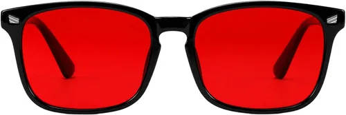 Miniatura 13 de TIJN Lentes de bloqueo de luz azul para mujeres y hombres, marco transparente cuadrado, anteojos nerd anti luz azul, gafas para pantalla