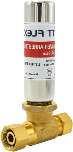 Miniatura 7 de TT FLEX Amortiguador de Agua de Acero Inoxidable 3/4 Pulgadas Giratorio FHT x 3/4 Pulgadas MHT para Lavadora y Manguera de Jardín