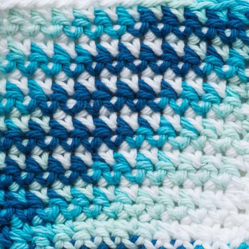 Miniatura 2 de Lily Sugar'n Cream - Paquete de 6 hilos de 100 % algodón con marcadores de puntada Bella's Crafts (mezcla azul-verde)