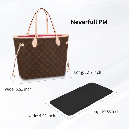 Miniatura 6 de Organizador de fieltro para bolso, organizador de bolsas adecuado para Speedy 30, Neverfull PM y organizador de moldeador de base para bolsa de mano
