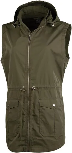 Miniatura 3 de Charles River Apparel Chaleco utilitario Bristol para mujer, chaleco de moda ajustado más largo