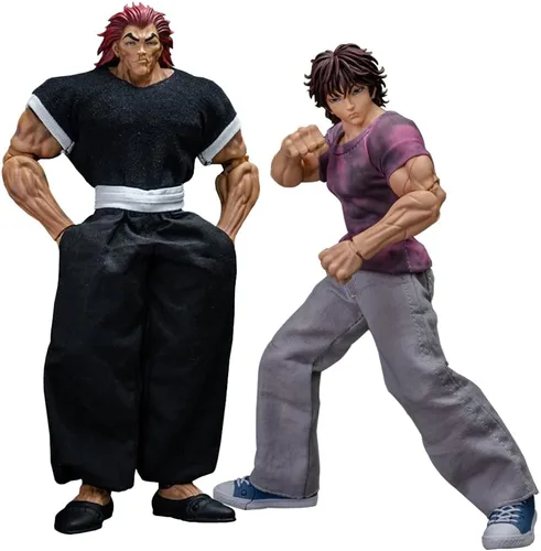 Miniatura 8 de QAHEART 2 figuras de acción de Hanma Yujiro, figura de anime, modelo de estatua de Yujiro, articulaciones, figuras de manga de dibujos animados