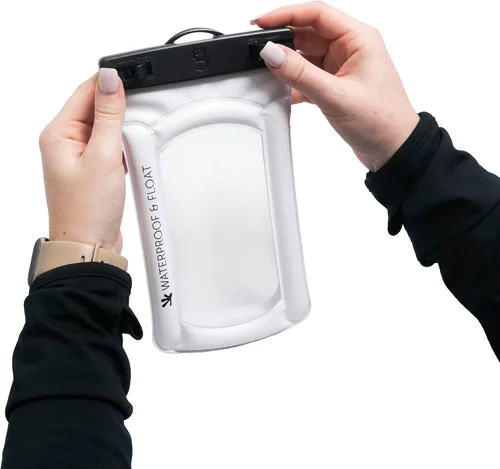 Miniatura 4 de geckobrands Bolsa seca flotante para teléfono, bolsa impermeable y flotante, se adapta a la mayoría de los modelos de iPhone y Samsung Galaxy Rosa