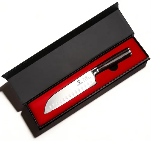 Miniatura 9 de imarku Cuchillo de Chef de 7 Pulgadas Cuchillo de Cocina Cuchillo Santoku Ultra Afilado - Cuchillo de Chef Japonés 7Cr17Mov, Utensilios de Cocina